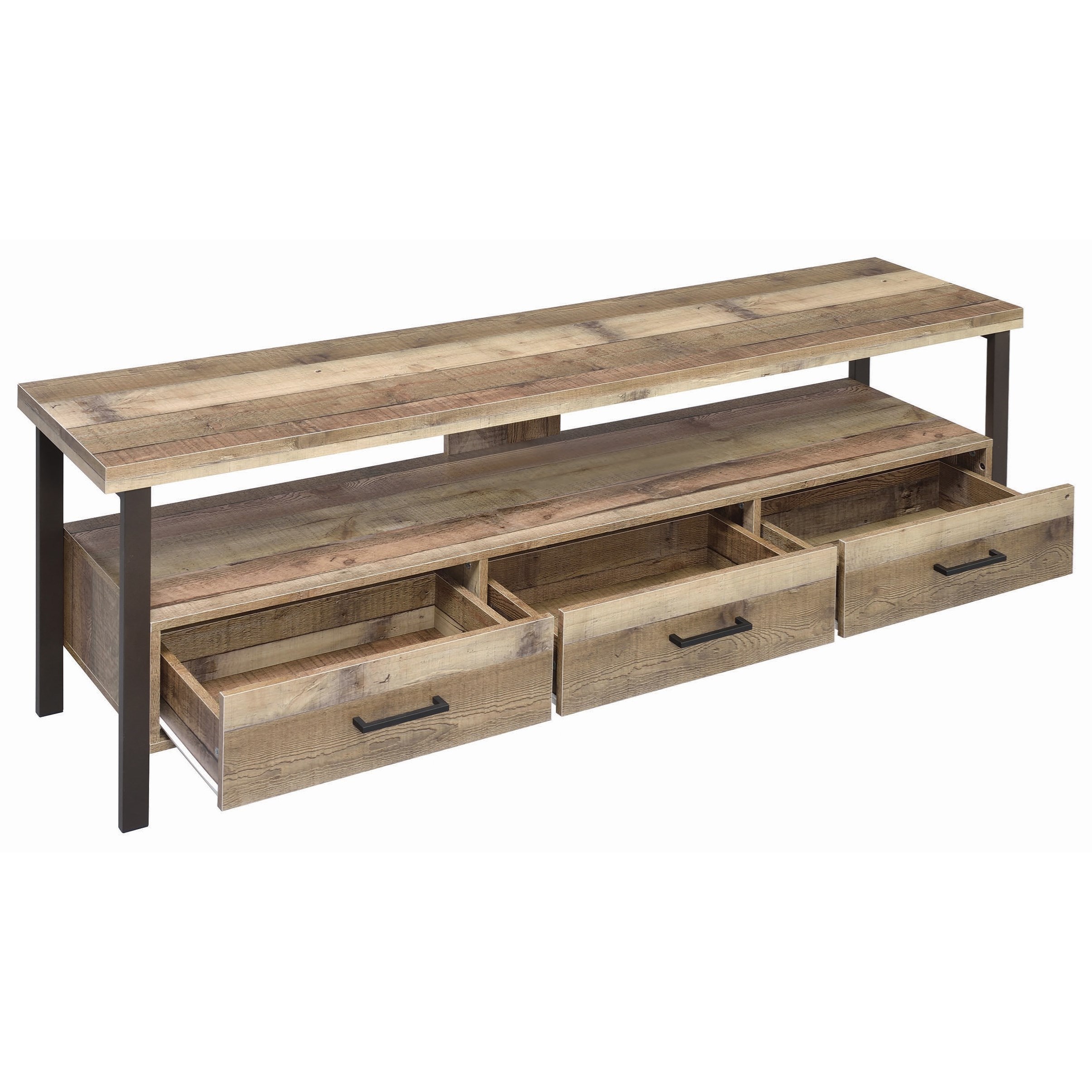Threshold media stand weathered pine finish instructions on sale